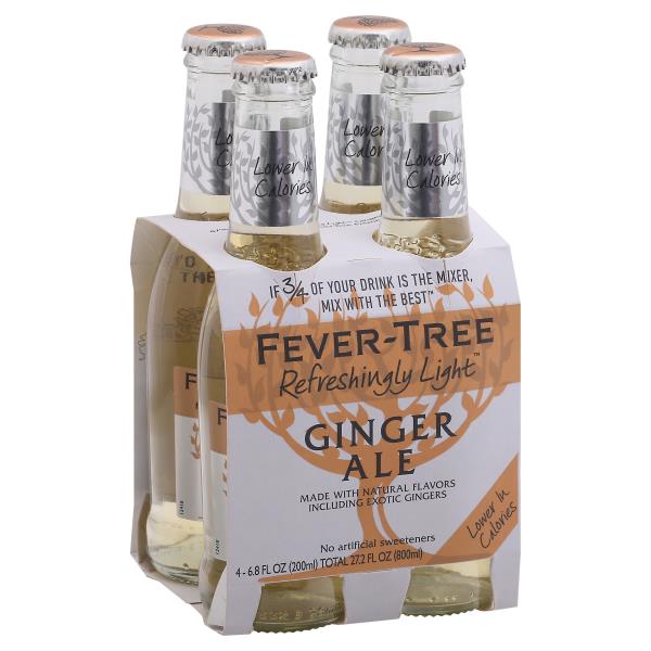 FeverTree Ginger Ale, Refreshingly Light, 4 Pack Publix Super Markets