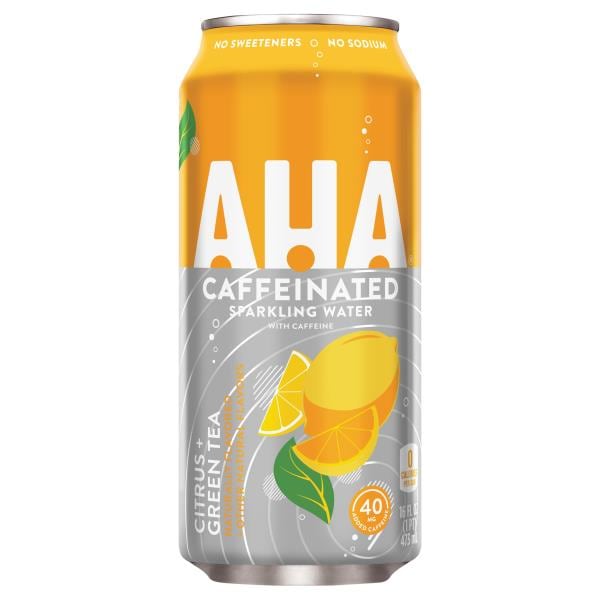 Aha Tea AHA Sparkling Water, Citrus + Green Tea | Publix Super Markets