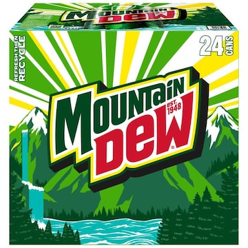 Mountain Dew Mountain Dew Soda Citrus 12 Fl Oz, 24 Count