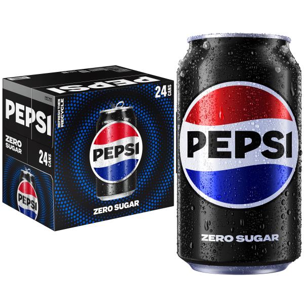Pepsi Cola Zero Sugar Pepsi Zero Sugar 12 Fl Oz 24 Count Can Publix 