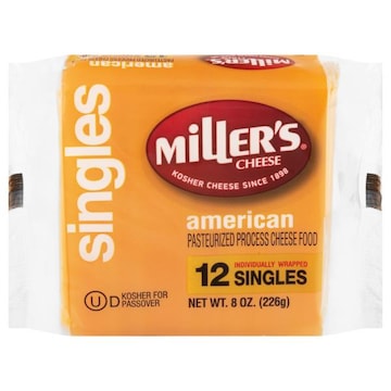 Miller's Cheese Singles American Cheese Food