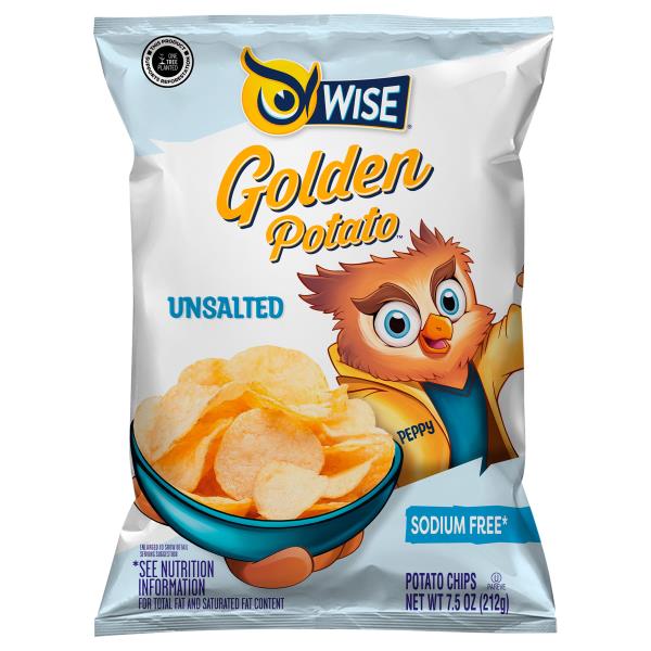 WISE Golden Potato Potato Chips, Unsalted | Publix Super Markets