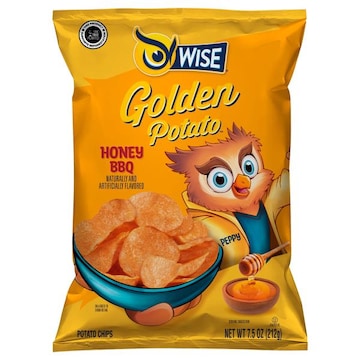 Wise Golden Potato Potato Chips, Honey BBQ, Golden Potato