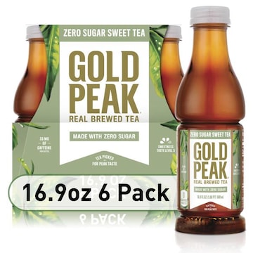 Gold Peak Sweet Tea, Zero Sugar, Real Brewed