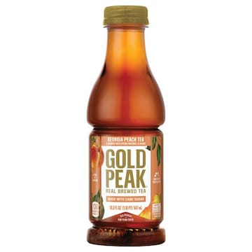 Gold Peak Brewed Tea, Georgia Peach, Real