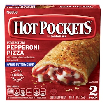 Hot Pockets Premium Pepperoni Pizza Frozen Snacks 9 oz.