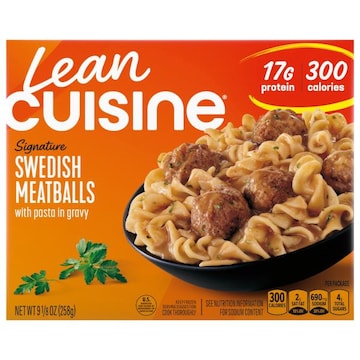 Lean Cuisine Signature Swedish Meatballs with Pasta in Gravy