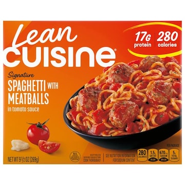 Lean Cuisine Signature Spaghetti with Meatballs in Tomato Sauce
