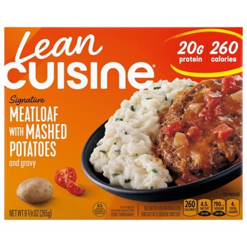 Lean Cuisine Signature Meatloaf with Mashed Potatoes and Gravy