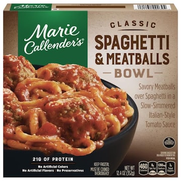 Marie Callender's Classic Spaghetti and Meatballs Bowl