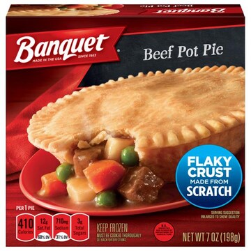 Banquet Pot Pie, Beef