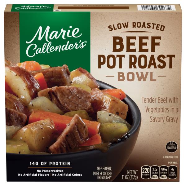Marie Callender's Slow Roasted Beef Pot Roast Bowl Publix Super Markets