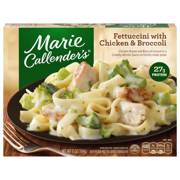 Marie Callender's Fettuccini Alfredo With Chicken And Broccoli