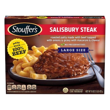Stouffer's Salisbury Steak Large Size Frozen Meal