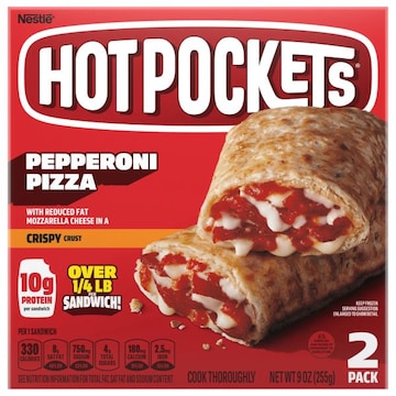 Hot Pockets Crust, Pepperoni Pizza, Crispy, Premium