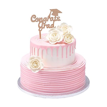 Sophisticated Grad Graduation Cake