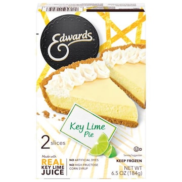 Edwards Singles Desserts Frozen Key Lime Pie Slices