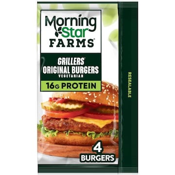 MorningStar Farms Veggie Burgers Grillers Original, Vegetarian Meat