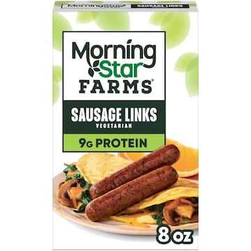 MorningStar Farms Veggie Breakfast Veggie Sausage Links Original, Vegetarian Meat