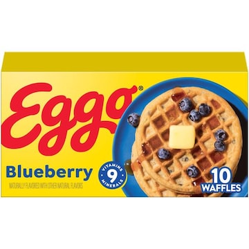 Eggo Frozen Waffles Blueberry, Frozen Breakfast