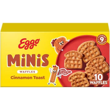 Eggo Minis Frozen Waffle Bites Cinnamon Toast, Frozen Breakfast