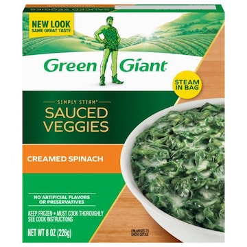 Green Giant Simply Steam Creamed Spinach Sauced Veggies