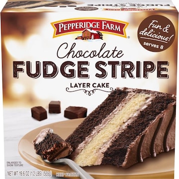 Pepperidge Farm® Snowball Frozen Chocolate Fudge Stripe Layer Cake