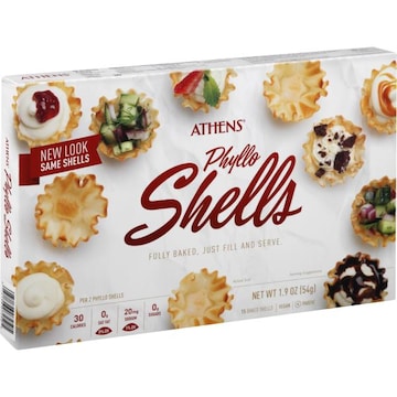 Athens Phyllo Shells, Baked