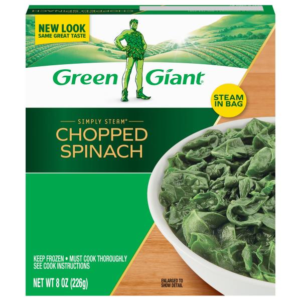 Green Giant Simply Steam Chopped Spinach | Publix Super Markets