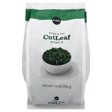Publix Spinach, Cutleaf, Steam-in-Bag