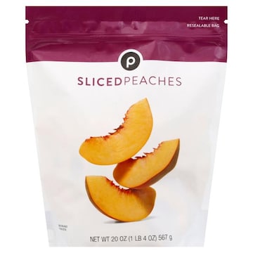 Publix Peaches, Sliced