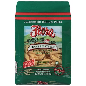 Flora PASTA, PENNE RIGATE N.21, BRONZE DIE