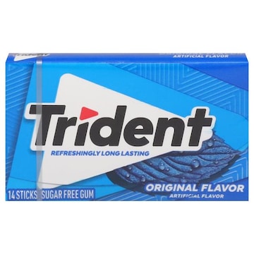 Trident Gum, Sugar Free, Original Flavor