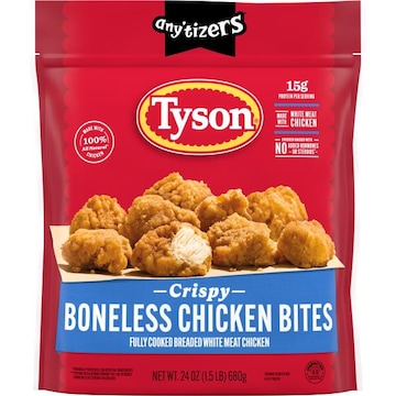 Tyson Any'tizers Frozen Crispy Boneless Chicken Bites