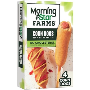 MorningStar Farms Plant Based Corn Dogs Original, Vegan Meat