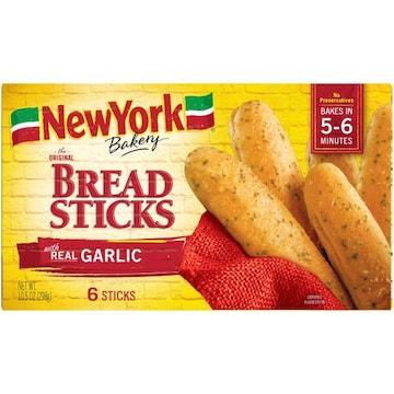 New York Bakery Bread Sticks, Real Garlic