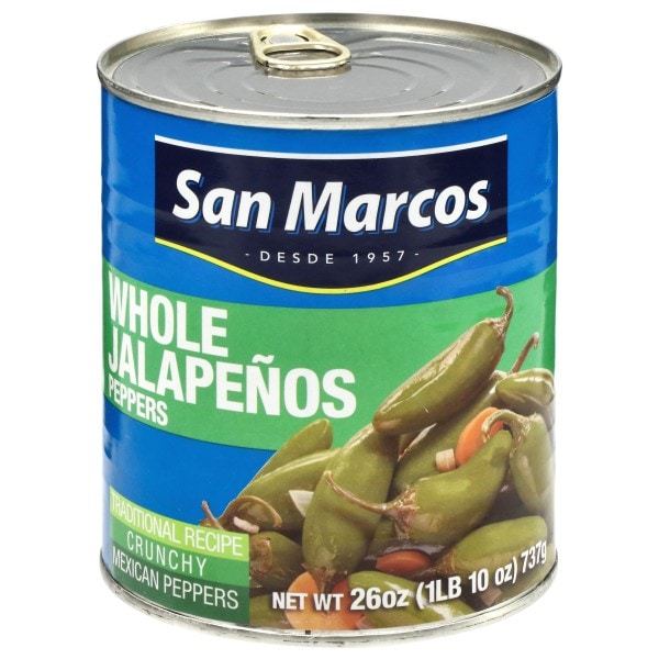 San Marcos Traditional Recipe Crunchy Whole Jalapenos Peppers