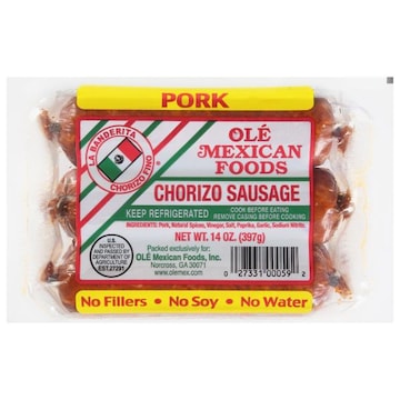Ole Mexican Foods Chorizo Sausage, Pork