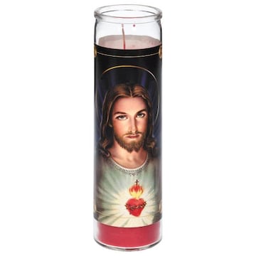 Hanna's Candle Company Candle, Sacred Heart of Jesus, 8 Inch