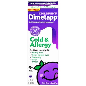 Dimetapp Children's Children's Cold & Allergy, Grape Flavor, Alcohol-Free