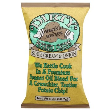 "Dirty" Potato Chips, Sour Cream & Onion