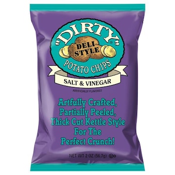 "Dirty" Potato Chips, Sea Salt & Vinegar