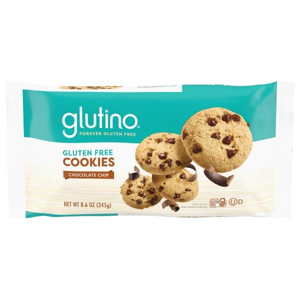 Glutino Cookies, Gluten Free, Chocolate Chip Publix Super Markets