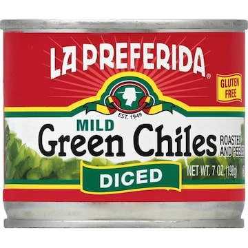 La Preferida Green Chiles, Mild, Diced