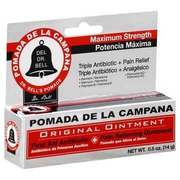 Del Dr Bell First Aid Antibiotic + Pain Relieving Ointment, Original, Maximum Strength