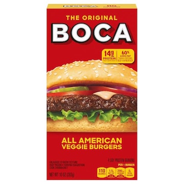 Boca Veggie Burgers, The Original, All American