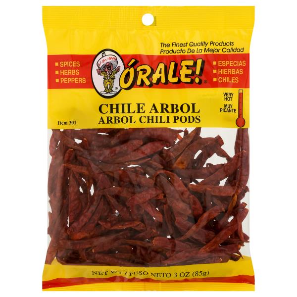 Orale ARBOL CHILI PODS, VERY HOT Publix Super Markets