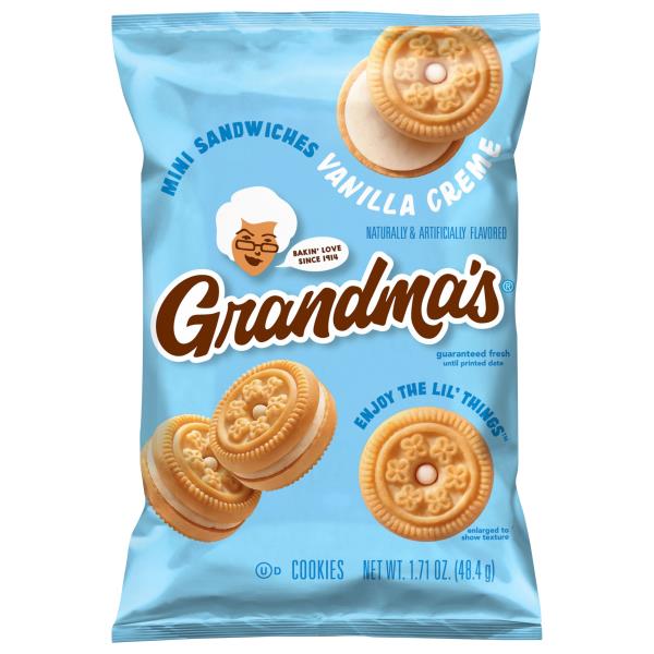 Grandma's Cookies, Vanilla Creme, Mini Sandwiches Publix Super Markets