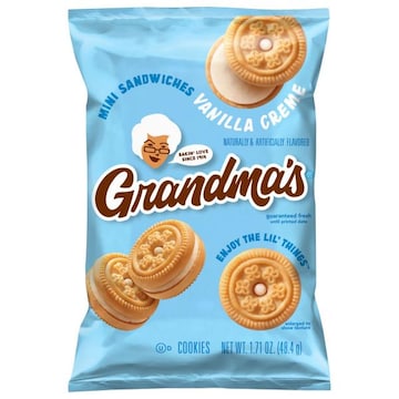 Grandma's Cookies, Vanilla Creme, Mini Sandwiches