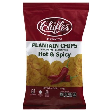 Chifles Plantain Chips, Hot & Spicy